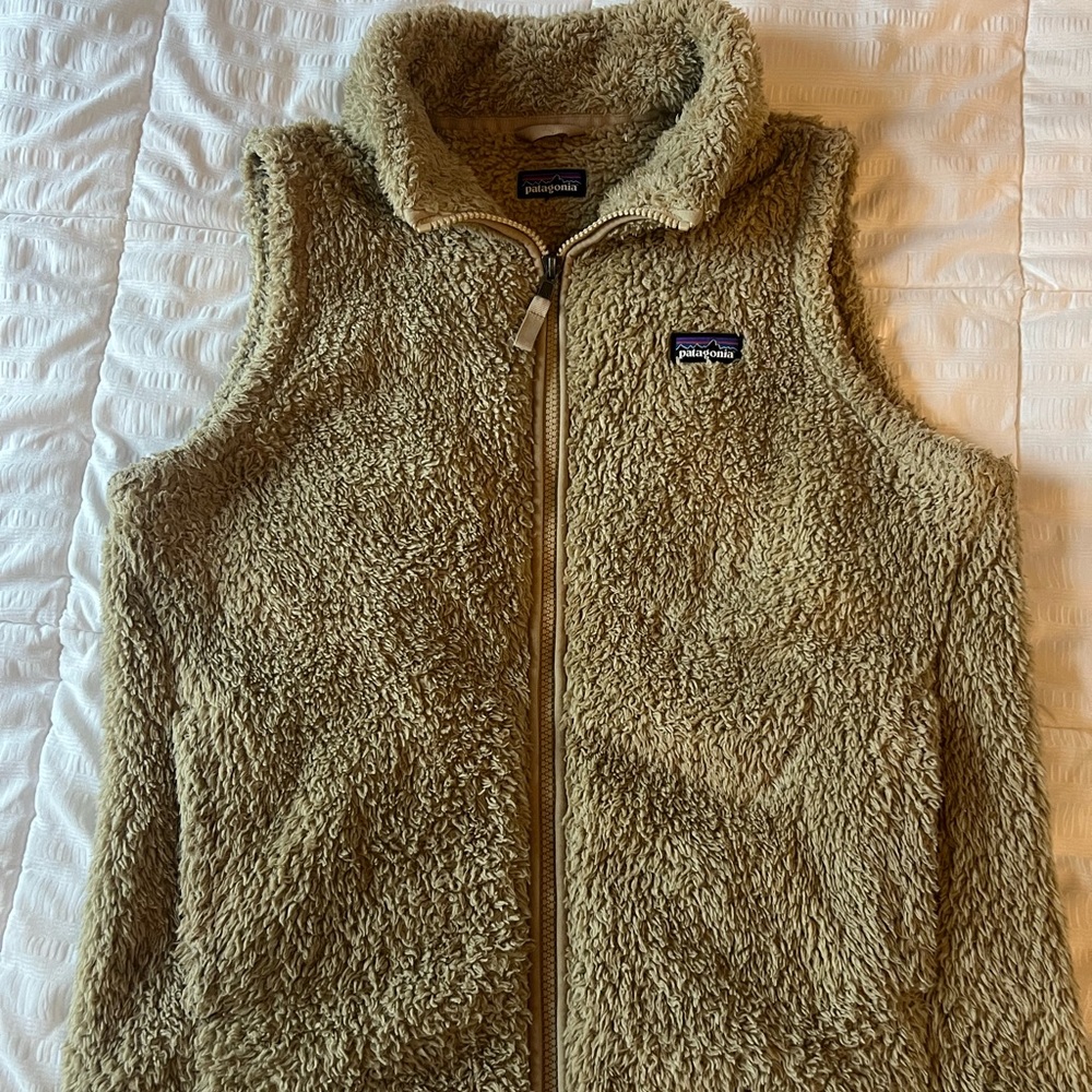 Patagonia Olive Green Fleece Vest